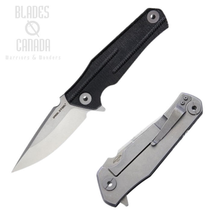 Real Steel 3606F Element Flipper Framelock Knife, N690, Micarta, 7221